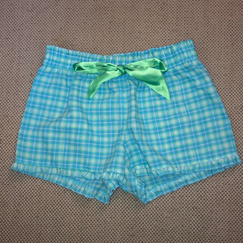 Justice EUC girls plaid shorts - size 12